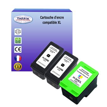 Cartouches D'encre Compatibles XL Pour HP OfficeJet 7215, 7218, 7310 - Modèles HP 338 XL & 343 XL