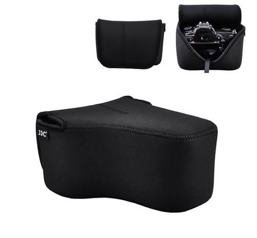 JJC OC-MC1BK - Etui transport en néoprène pour APN avec objectif photo