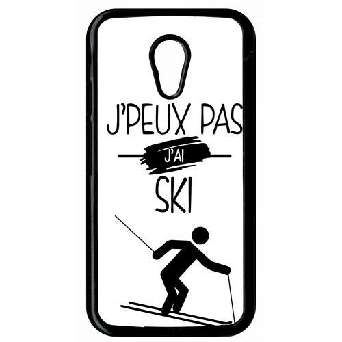 Coque j peux pas j ai ski 1 compatible motorola moto g2 transparent