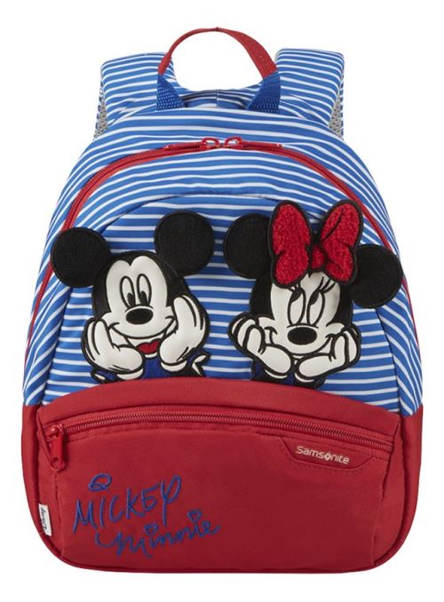 Samsonite sac à dos Disney Ultimate 2.0 S Minnie/Mickey Stripes bleu/rouge