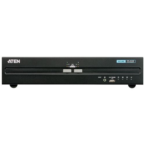 Commutateur KVM sécurisé ATEN CS1142DP, 2 ports, affichage double DisplayPort, USB, audio