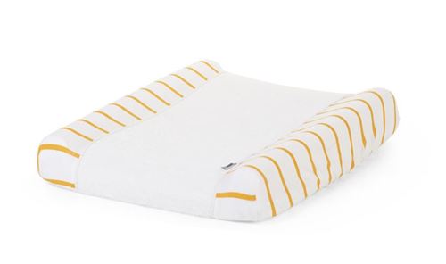 Childhome housse de matelas à langer rayée 70 x 50 cm blanc