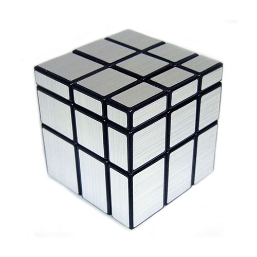sous blister NEUF !! Rubi cube magique MIRROIR ARGENT 3x3x3 casse-tête 