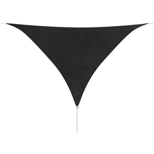 Parasol de jardin en tissu Oxford triangulaire 5x5x5m Anthracite