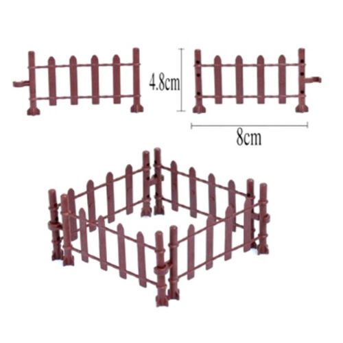 10Pcs Ferme animaux clôture jouets modèle de simulation de clôture militaire jouet pour enfants 10Pcs Ferme animaux clôture jouets modèle de simulation de clôture militaire jouet pour enfants