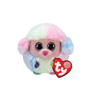 Peluche Ty Puffies Rainbow le caniche