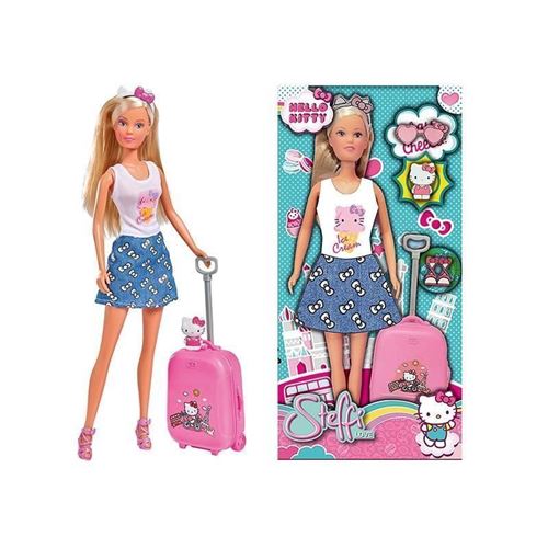 HELLO KITTY - STEFFI LOVE En Voyage Poupee 29cm