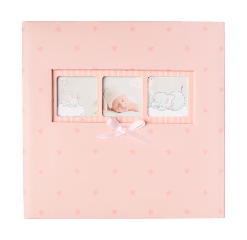 Album Photo 200 Pochettes 10X15Cm Memo Baby Polka Pink