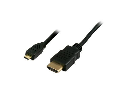 Câble HDMI High Speed vers Micro HDMI 1.8 mètres Connectland