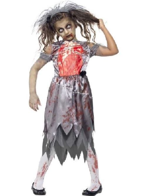 Déguisement Mariée Zombie (7/9 ans)