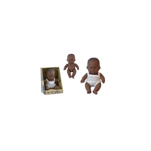 Poupee Garcon 21cm, Africain