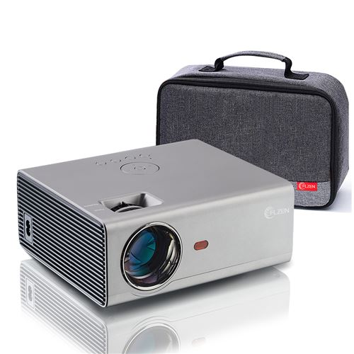Vidéoprojecteur Portable FLZEN LED 3500 Lumen 720P Support 1080P FULL HD 150 Max avec Sac de Rangement