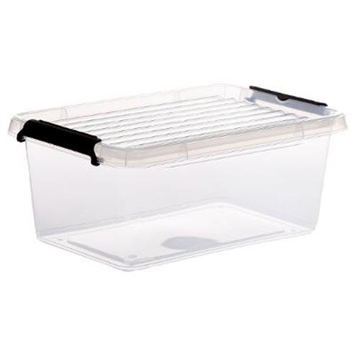 Five Simply Smart - Boîte de Rangement Clip - 4,5L - Transparent - Image 2