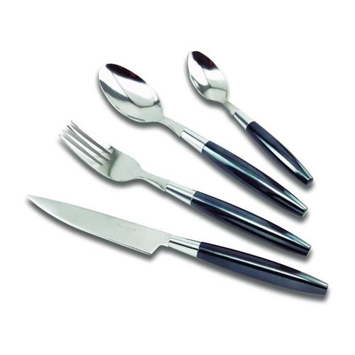 LISA D'ALBAN - 31010003 - Ménagere - 16 Pieces Reflet plomb