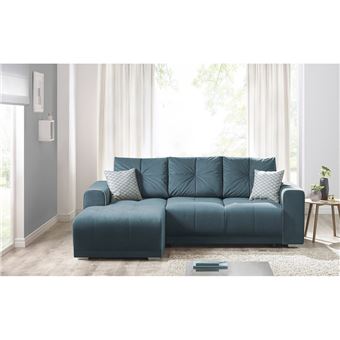 440 Sur Bobochic Canape D Angle Convertible Lisbona Bleu Angle