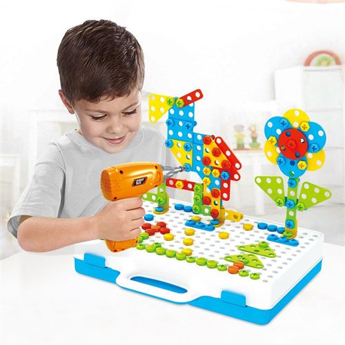 Jeux construction enfant - Stimule la créativité - Matériel Montessori