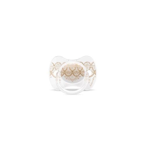 Suavinex - SUCETTE ETHNIC +18M SILICONE REVERSIBLE - BLANC