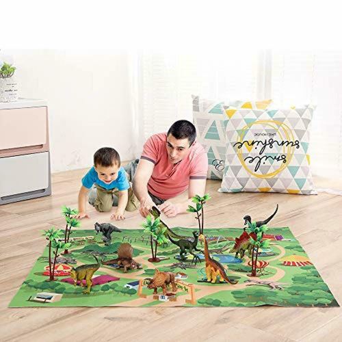 Set De 11 Figurines Dinosaures Réalistes Pour Enfants - T-Rex, Triceratops... - Jouet Éducatif 3 à 7 Ans