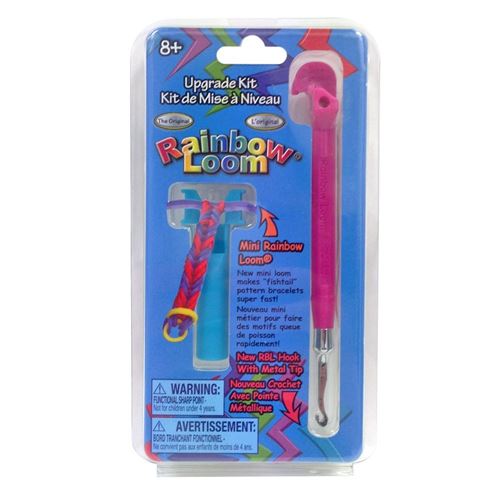 Rainbow Loom Metal Hook Tool Upgrade Kit de mise à niveau Rose