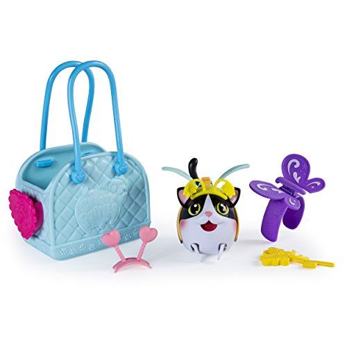 Chubby Puppies Friends, Fashion Set with Carrier, Tuxedo Shorthair