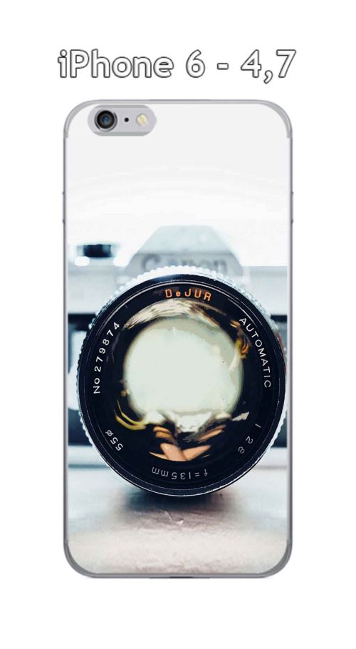 Coque TPU gel souple Apple iphone 6-4.7 design Appareil photo vintage 2