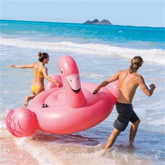 Tuyau de natation flamant rose gonflable transparent durable rond flotteur de piscine d'été Wyz19985