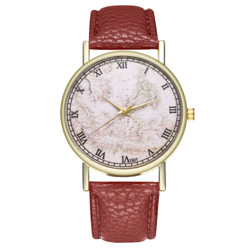 Montre de cadeau de mariage d'anniversaire classique simple pour homme et femme Montre à quartz T301-Acafé