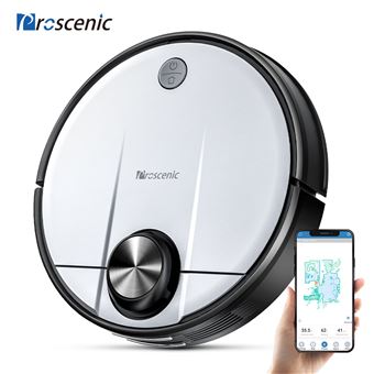 60€ sur Aspirateur Robot Laveur Proscenic M6 PRO LDS Laser Aspirateur Robot et Laveur Conneté (Noir):