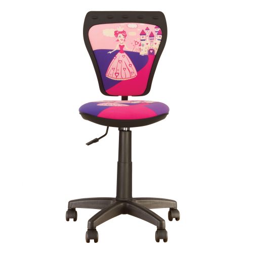 Chaise, Fauteuil De Bureau Enfant Ministyle Princesse Rose.