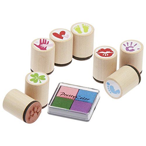 Boite 8 tampons + 4 couleurs - GOKI