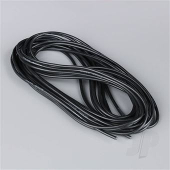 Cable Silicone 14awg (1.62mm Diam - 2.08mm2 Sect) - 7.5m Noir (rouleau) - 1