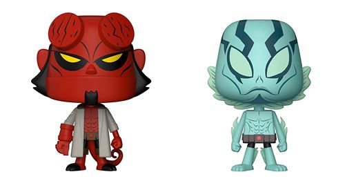 Funko - Figurine Hellboy - 2-Pack Hellboy & Abe Sapiens Vynl 10cm - 0889698302272