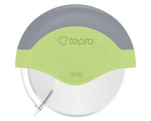 Tepro 8373 Coupe-pizza avec couteau en acier inoxydable vert