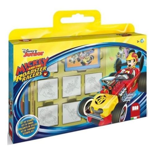Multiprint ensemble de couleurs Mickey Mouse 12 pièces jaune