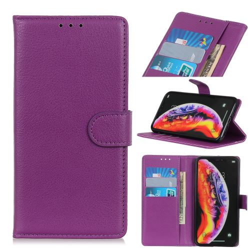 Etui en PU violet pour Samsung Galaxy M20