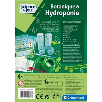 Jeu scientifique Clementoni Botanique et Hydroponie