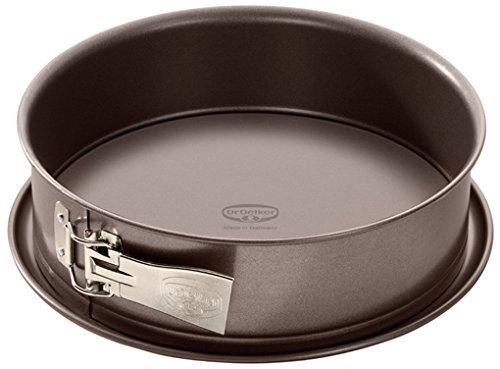 Dr. oetker moule à charnière, acier, marron, 24 cm