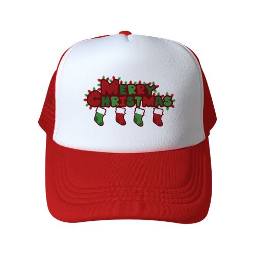 Casquette Chapeau de noël pour Enfant Unisexe - Rouge&Blanc #22