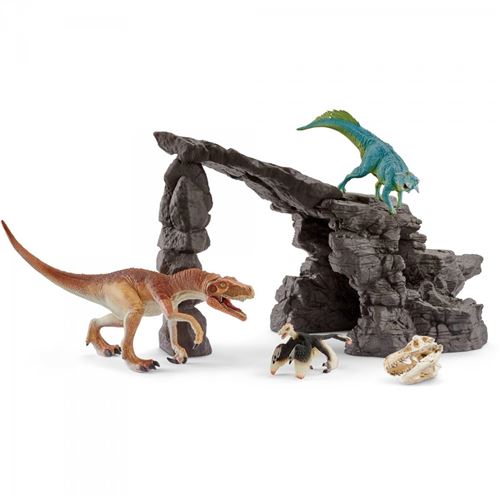 Schleich Kit de dinosaures avec grotte