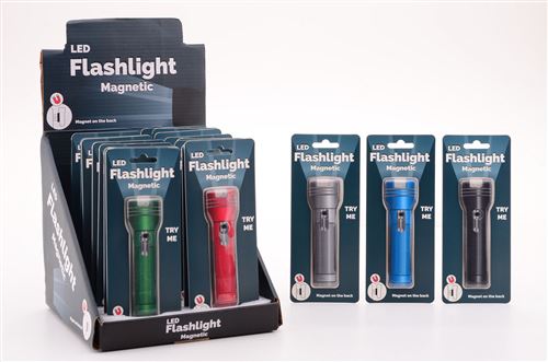 Lampe de poche magnétique dans l'affichage 6 assortis