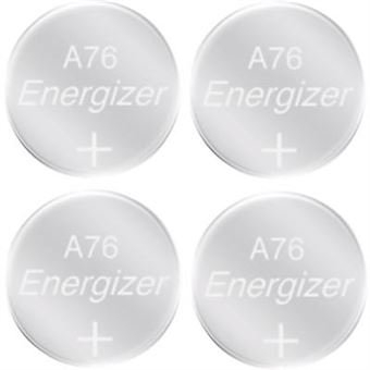 Lot de 10 piles boutons alcalines A76/LR44/AG13