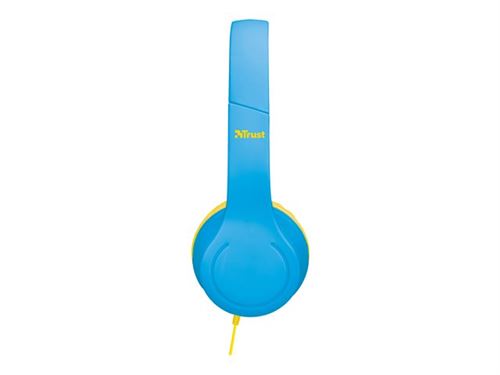 Trust Urban Bino - Koptelefoon - over oor - met bekabeling - 3,5 mm-stekker - blauw