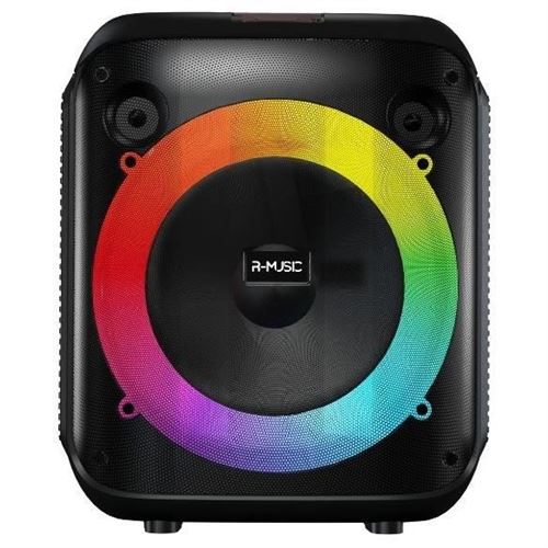 Enceinte High Power Sans Fil - R-Music - Party Boost S - Bluetooth 5.3 - Noir