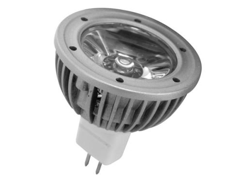 Lampe a LED MR16 1W blanc neutre (3900-4500K) - 12VCA/CC