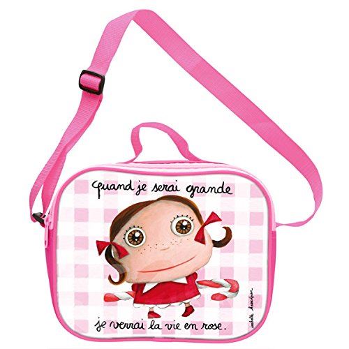 Lunch bag « Quand je serai grande je verrai la vie en rose »