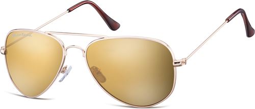 Montana lunettes de soleil unisexe Aviateur or (MS94G)