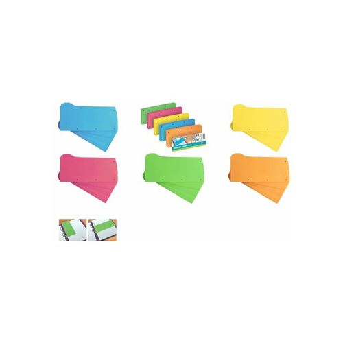 Oxford Intercalaires Duo, En Carton, 240 X 105 Mm, Jaune