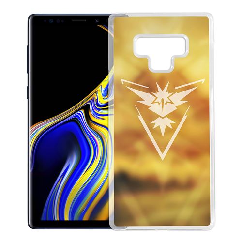 Coque pour Samsung Galaxy Note 9 -  Pokémon Go Team Jaune Grunge