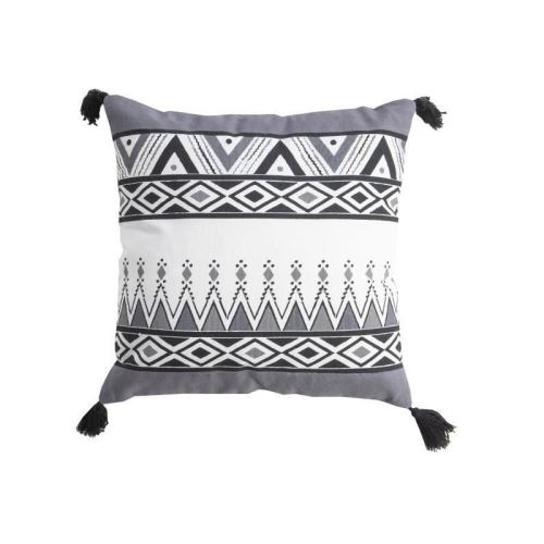DEKO & CO Coussin imprimé et déhoussable Gypset All-Over - 40 x 40 cm