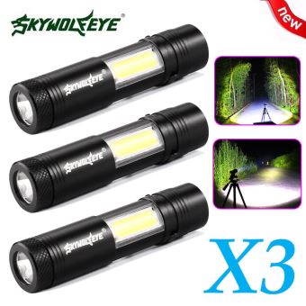 Poche Torche Penlight 14500 4 De Xpe Q5Cob Mini Modes Led 3x Lampe Aa CorBedxW